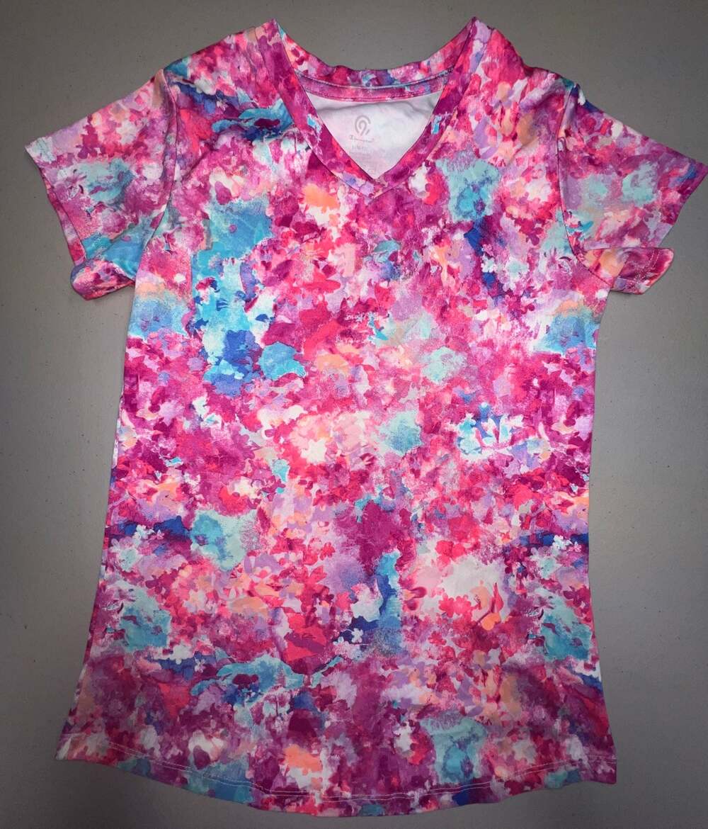Champion Tie Dye Tee Girls L 10/12